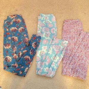 Set of 3 Lularoe leggings